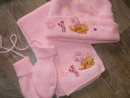 Čiapka, sal, rukavice, 68