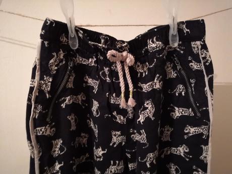 Letné nohavice s leopardom, h&m,122