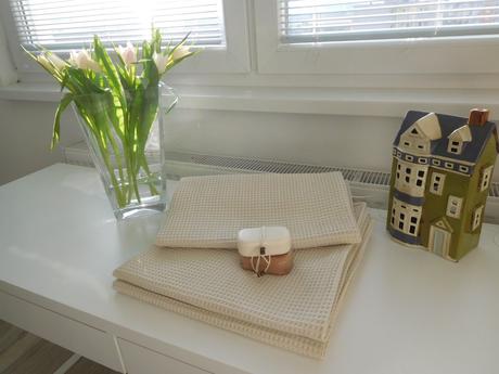 Vaflová bavlna - uteráky-140 x 70 cm, nové, 