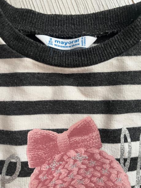 Pásikavý roztomily top, mayoral,92