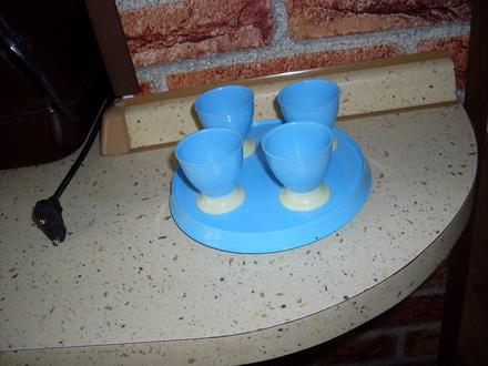 Retro misky /hrnčeky na vajíčka, 