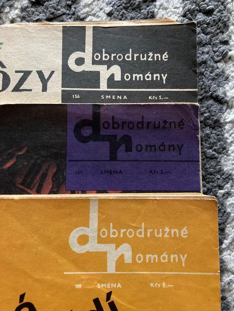Dobrodružné romány 3ks, 