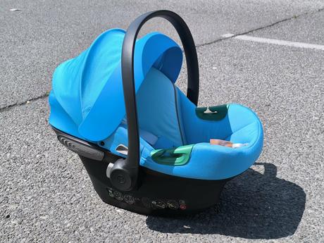 Autosedačka vajíčko cybex aton s2 i-size beach blu, cybex