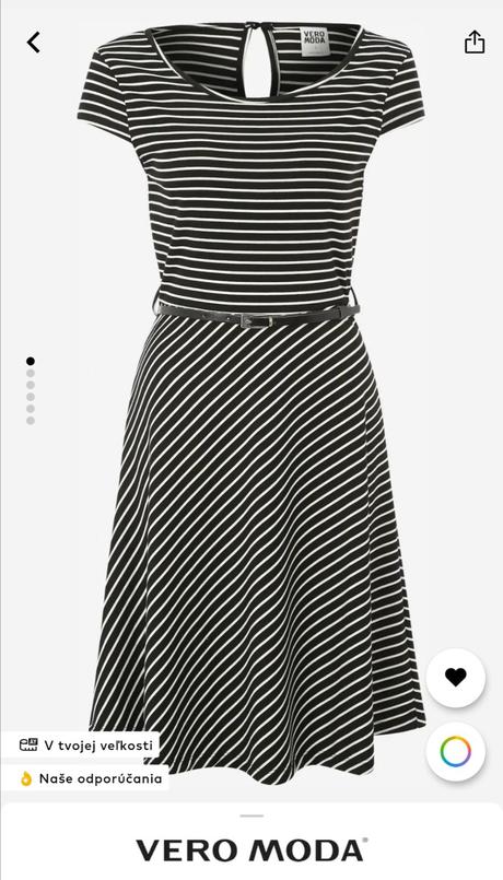 Šaty s opaskom, vero moda,xs