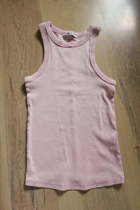 Vrúbkované tričko zara, zara,s