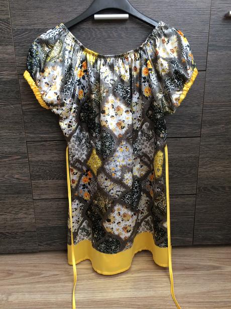 Elegantny satenovy top, bluzka, top stav, s