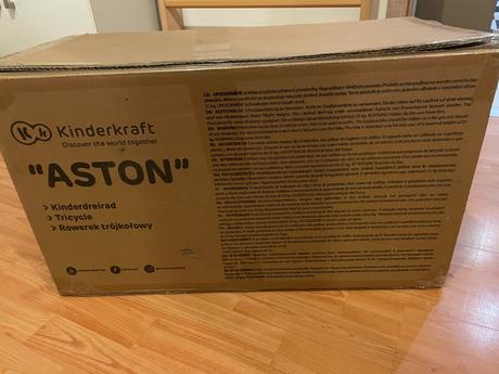 Predám kinderkraft trojkolka aston grey, kinderkraft