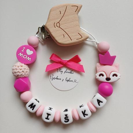 Retiazka na cumlík pre dievčatko, 