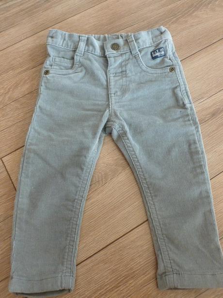 Menčestrové nohavice, f&f,74