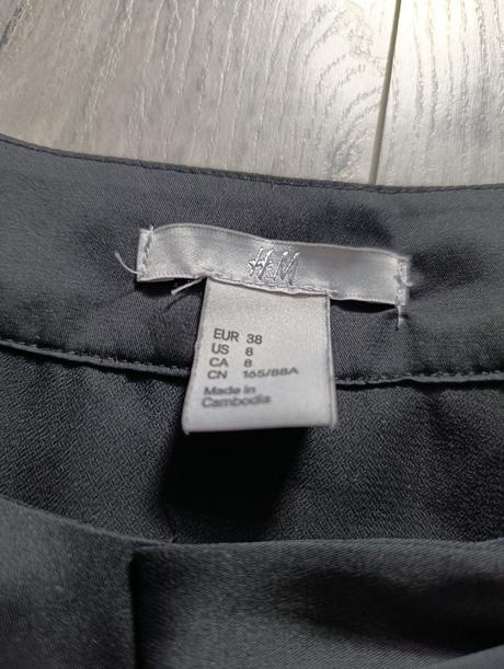 Čierne šaty s mašľou - h&m -38/m, h&m,m