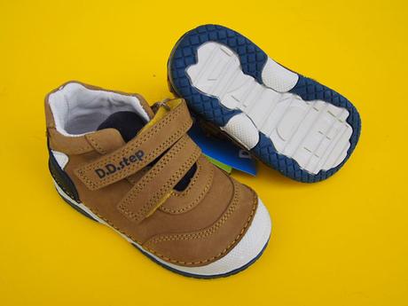 Detské kožené topánky ddstep 038, d.d.step,19