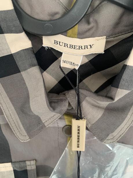 Šaty, dlhšia košieľka, burberry,158 / xs