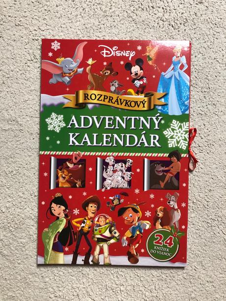 Disney adventny kalendar - top stav - necitany, 