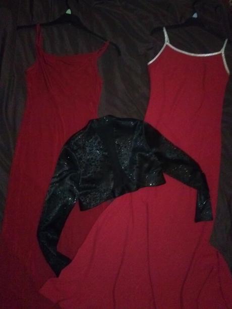 2 dlhe saty+ bolerko, m