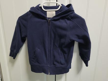 Modrá elegantná mikina, zara,110