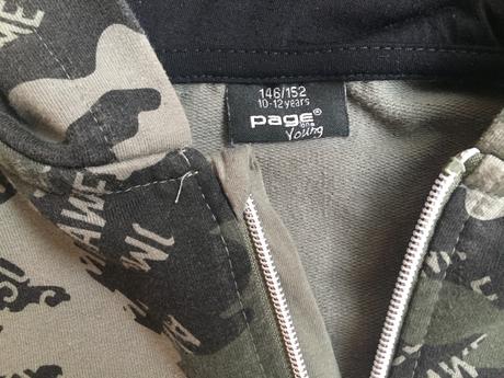 Mikina maskáčová do pásu 146//152, 146