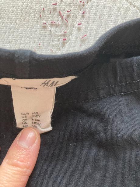 3/4 legíny, h&m,140