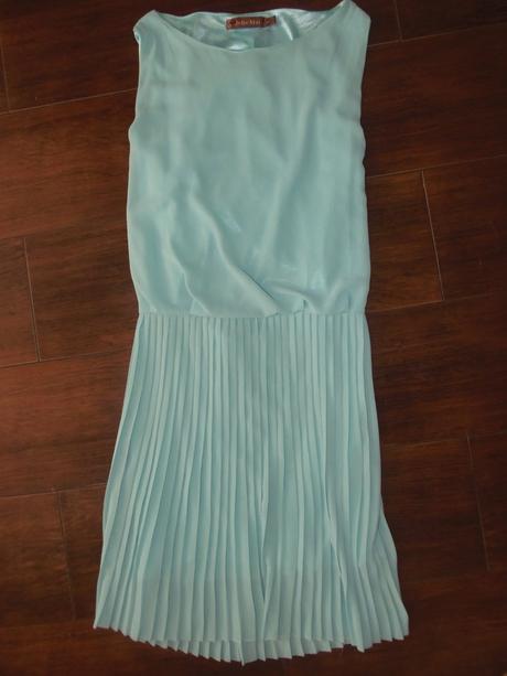 Šaty - prekladaná sukňa, s