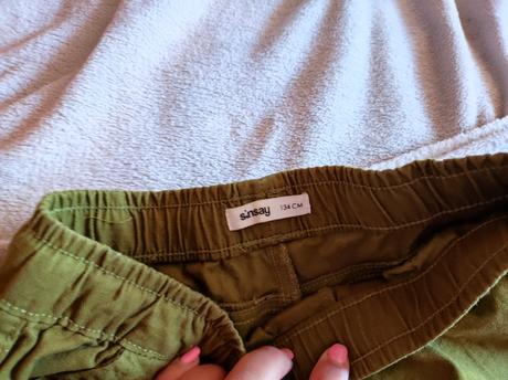 Riflové joggery nohavice, sinsay,134