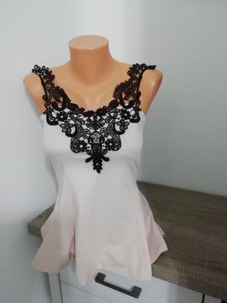 Peplum top elasticky ku všetkému s/m, 