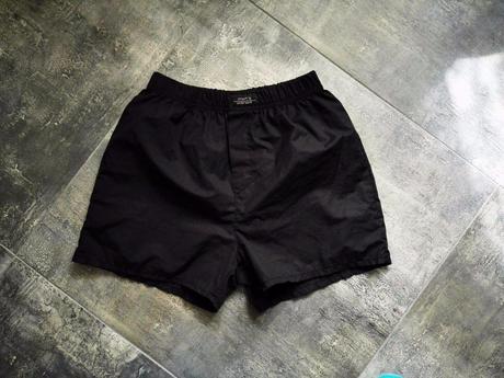 Čierne pánske boxerky, s