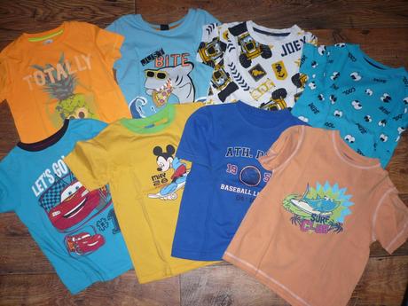 Trička 8ks, 104–116