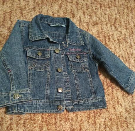 Riflový jarný kabátik, 74