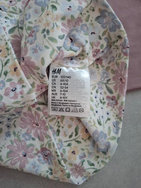 2 pack čiapok, h&m,128