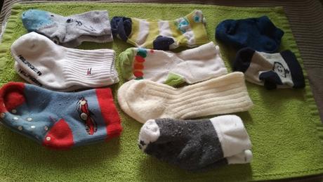 9x ponožky 17-18, 17