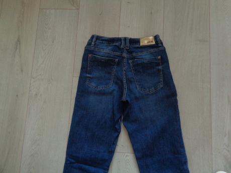 Elastické rifle, denim,34