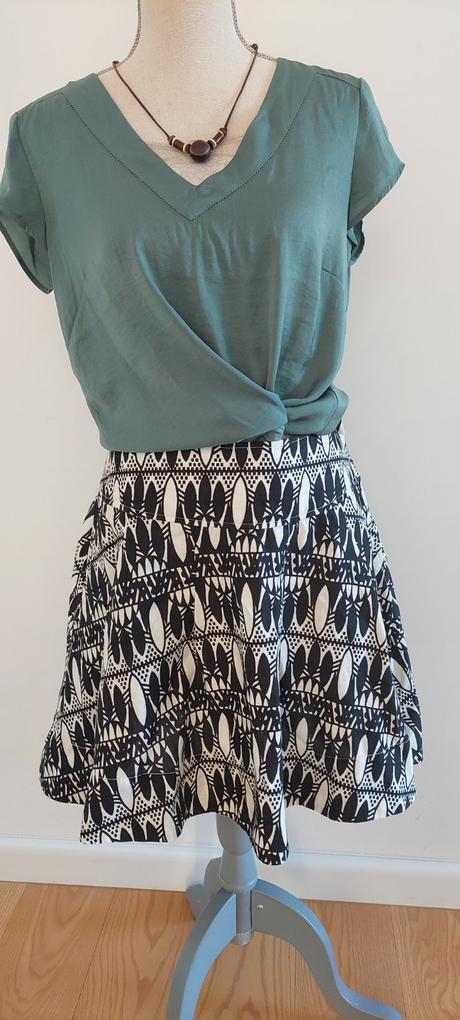 H&m ľanová sukňa, h&m,s