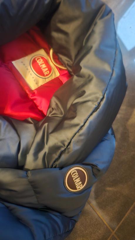 Značková páperová bunda, colmar,38