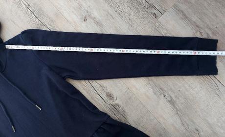 Modré mikinové šaty, gina,36