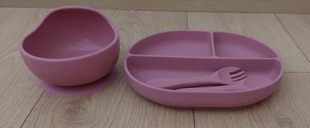 Petite&mars jedálenský silikonový set, 