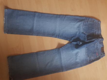 Pánske tmavomodré rifle na gombíky, 32