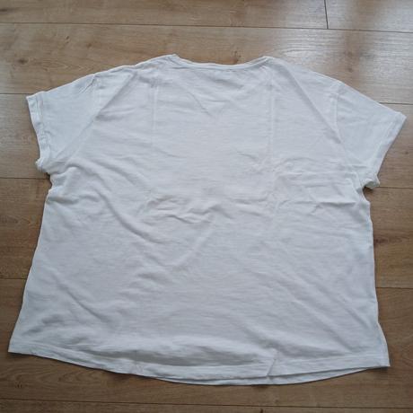 Biele letné tričko s potlačou c&a, c&a,xl