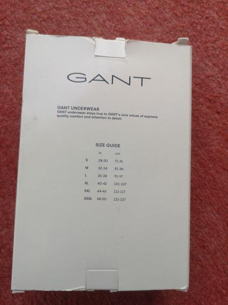 Gant pánske boxerky 3ks veľkosť m, gant,m