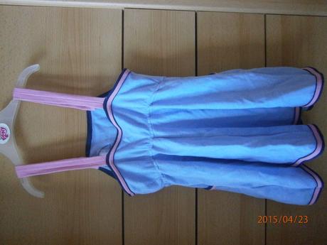 Letné bavlnené šaty na ramienka, 98