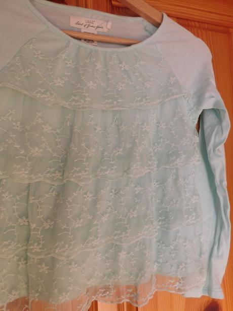 Tričko s volánmi, h&m,128