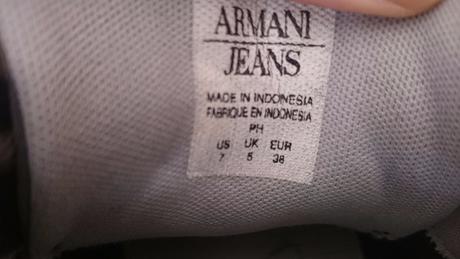 Tenisky armani jeans, armani,38
