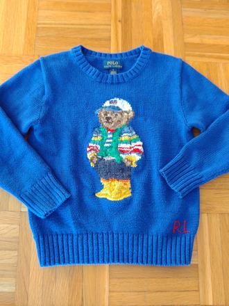 Ralph lauren bear originál ikonický sveter, ralph lauren,116