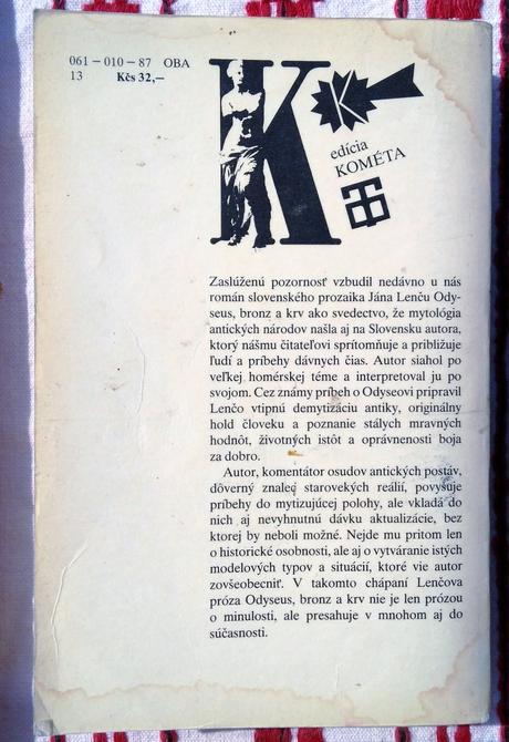 Odyseus, bronz a krv - ján lenčo,