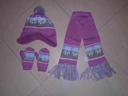 Čiapka (gratis)+ sal+ rukavice- (3-5.rok), 104