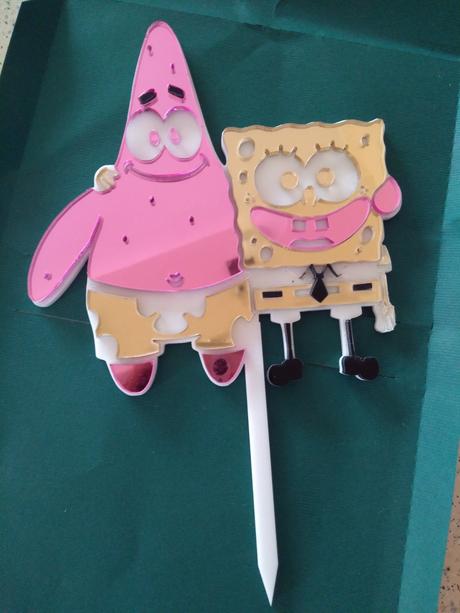 Zápich do torty spongebob,