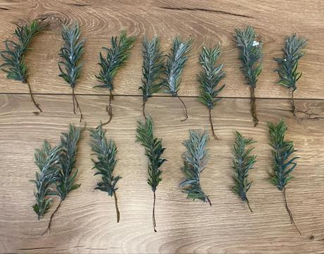 Zimné lístočky 15 ks ( sada ), 