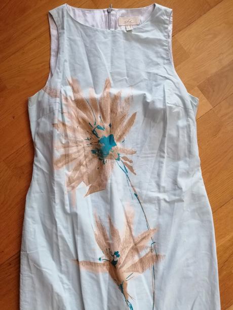 Bledomodré letne saty, 42