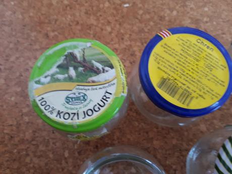 Flasticky na zavaranie lekvar jogurty vyzivu..., 