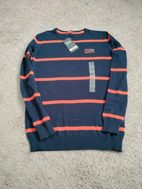 Pásikový sveter, kik,158 / 164