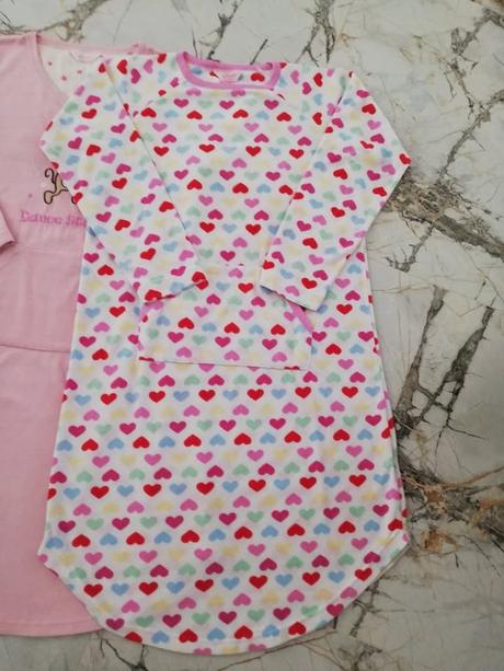 Teplá nočná košeľa, šaty veľkosť s, s