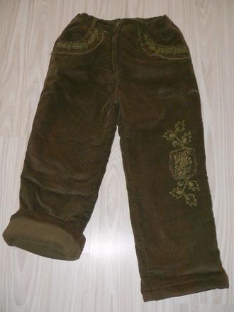 Zateplené nohavice 6-7 r., 122